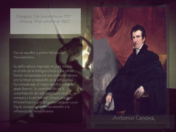 Antonio Canova y Psique reanimada por el beso del Amor